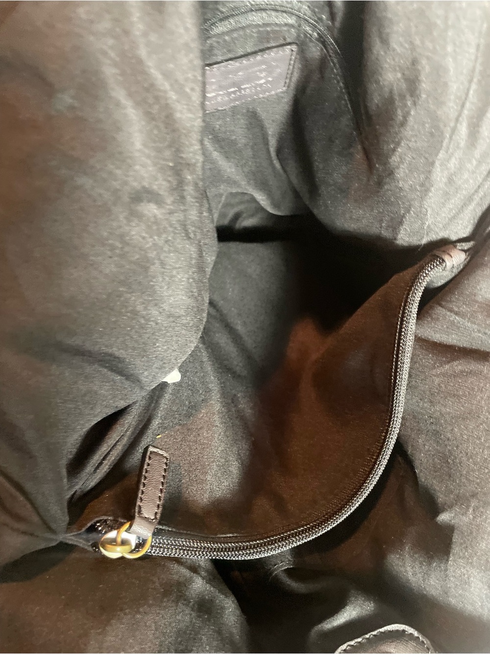 A.N.A. Cowhide Leather Black Croc Embossed Hobo Shoulder Bag Travel Vacation NWT - Picture 7 of 16